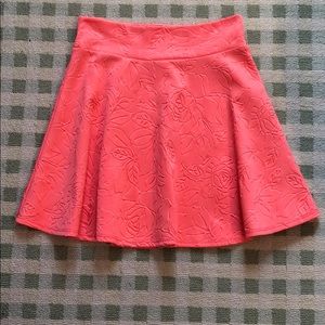 Coral Charlotte Russe skirt